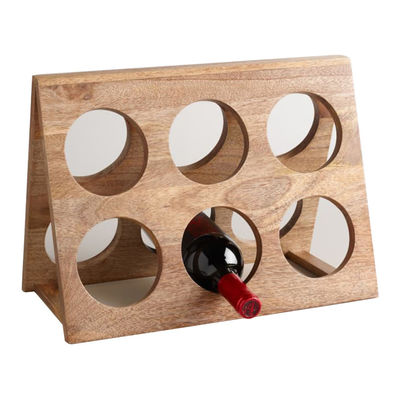 Barra esplêndida de madeira personalizada da cremalheira de exposição do vinho do estilo original do suporte de exposição do vinho para bares