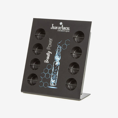 O suporte de madeira do distribuidor da bebida do suporte do suporte de exposição do vinho da bancada pode submeter para a cola