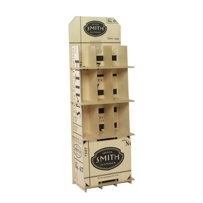 qualidade  Customized Pop Pos Display Wooden Plywood Display Stand Chocolate Display Shelf Fábrica