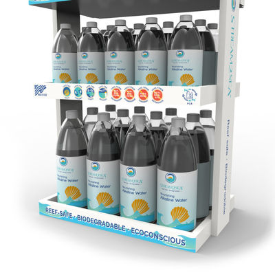 Cremalheira de exposição cosmética de madeira de Makeup Remover Desktop do organizador do uso diário