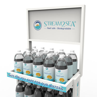 Cremalheira de exposição cosmética de madeira de Makeup Remover Desktop do organizador do uso diário