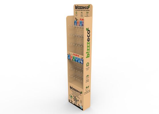 Estantes de display de madeira personalizados para ecrãs de supermercado e loja