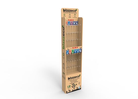 Estantes de display de madeira personalizados para ecrãs de supermercado e loja