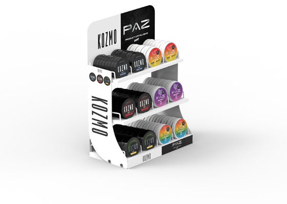 Display rack de loja de fumo de fábrica personalizado, display de dispositivo fixo de loja display de tabaco