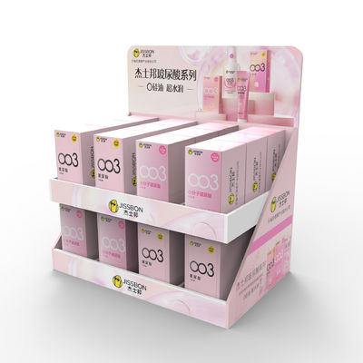 Cartão personalizado de preservativo de mesa de display rack 24 horas design grátis atacado para supermercados